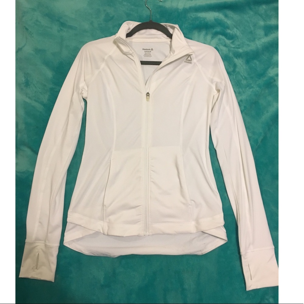 White Reebok jacket